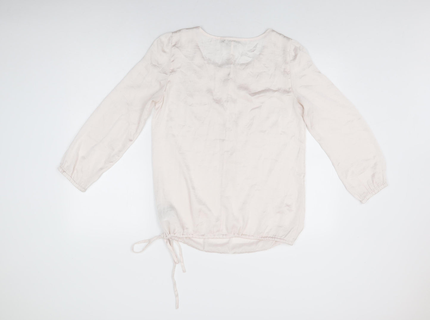 Gap Womens Pink Polyester Basic T-Shirt Size M Round Neck