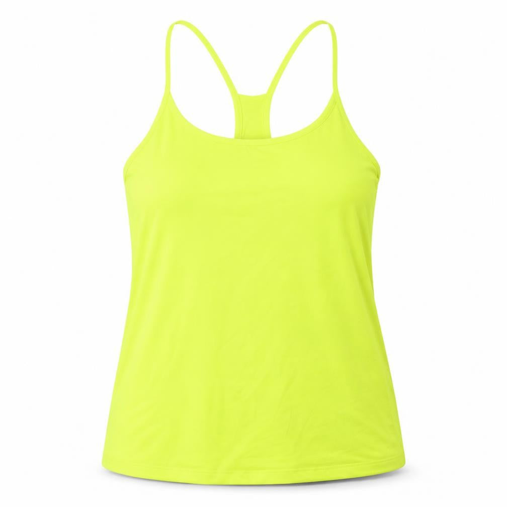 Goodmove Womens Green Polyester Camisole T-Shirt Size 16 Scoop Neck Pullover