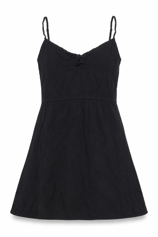 Divided by H&M Womens Black Viscose Mini Size 12 V-Neck Pullover