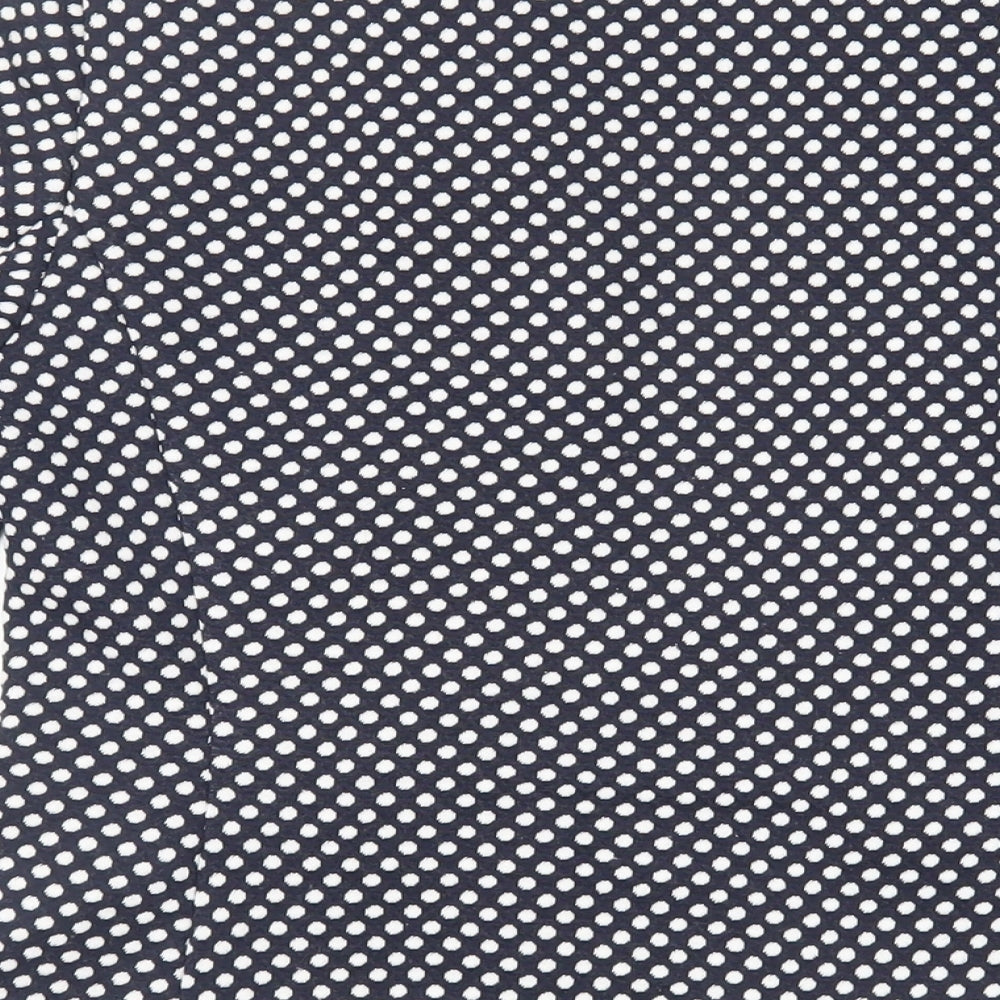 Marks and Spencer Womens Blue Polka Dot Jacket Blazer Size 10 - Open