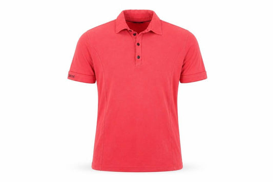 Galvin Green Mens Red Cotton Polo Size XL Collared Button