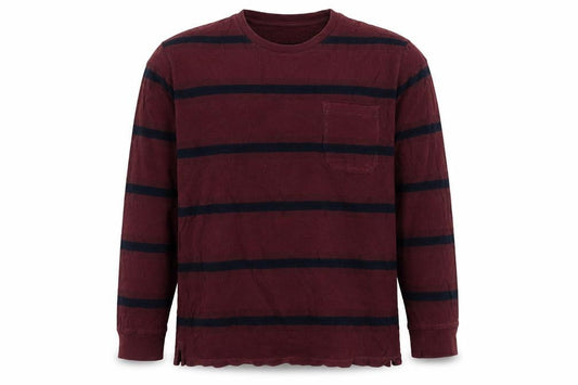 Marks & Spencer Mens Brown Striped Cotton Pullover Sweatshirt Size XL