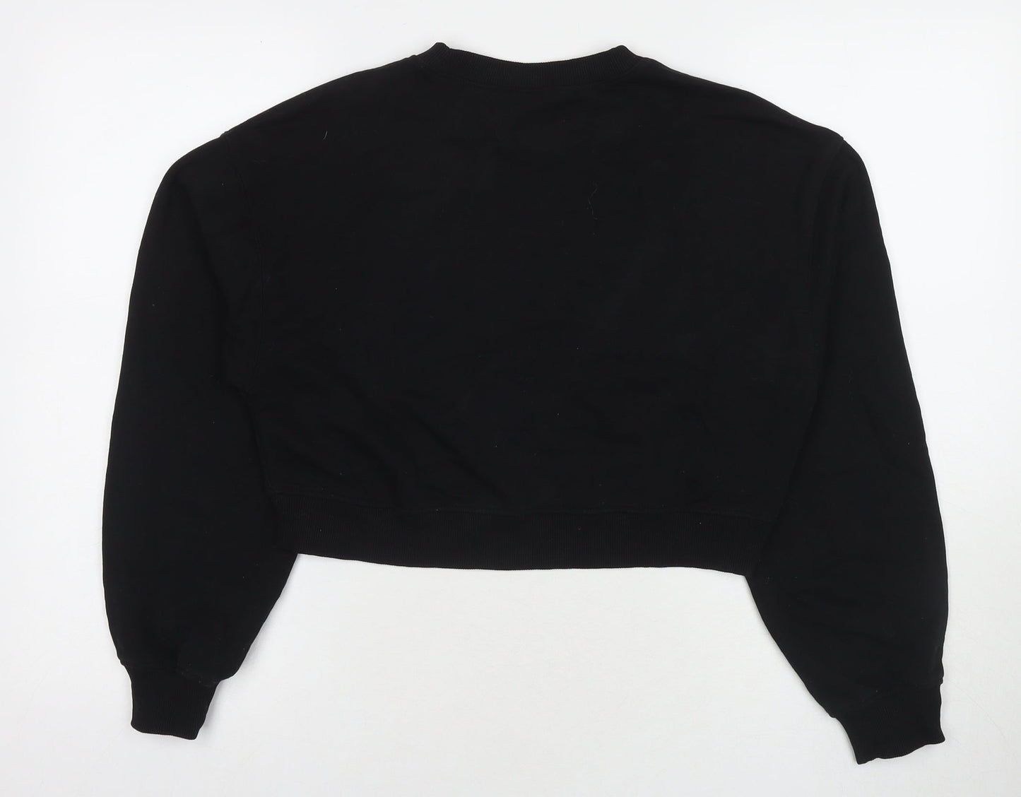 Divided by H&M Womens Black Cotton Pullover Sweatshirt Size S Pullover - Love