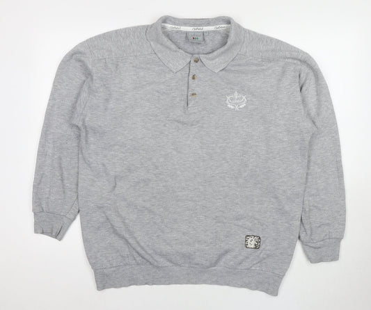 Ashes Mens Grey Polyester Pullover Sweatshirt Size XL