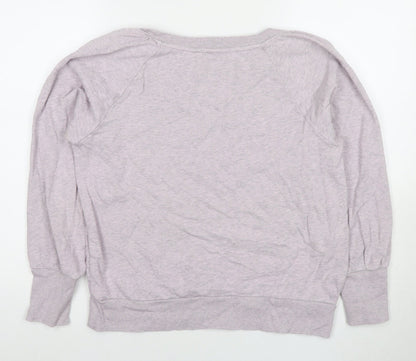 Gap Womens Purple Cotton Pullover Sweatshirt Size M Pullover
