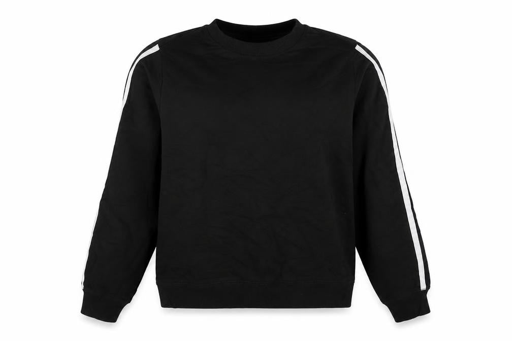 ASOS Womens Black Cotton Pullover Sweatshirt Size 8 Pullover