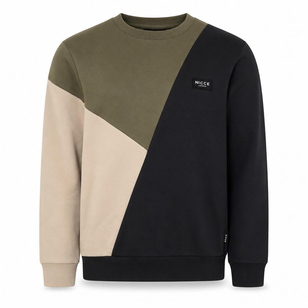 NICCE London Mens Multicoloured Cotton Pullover Sweatshirt Size M