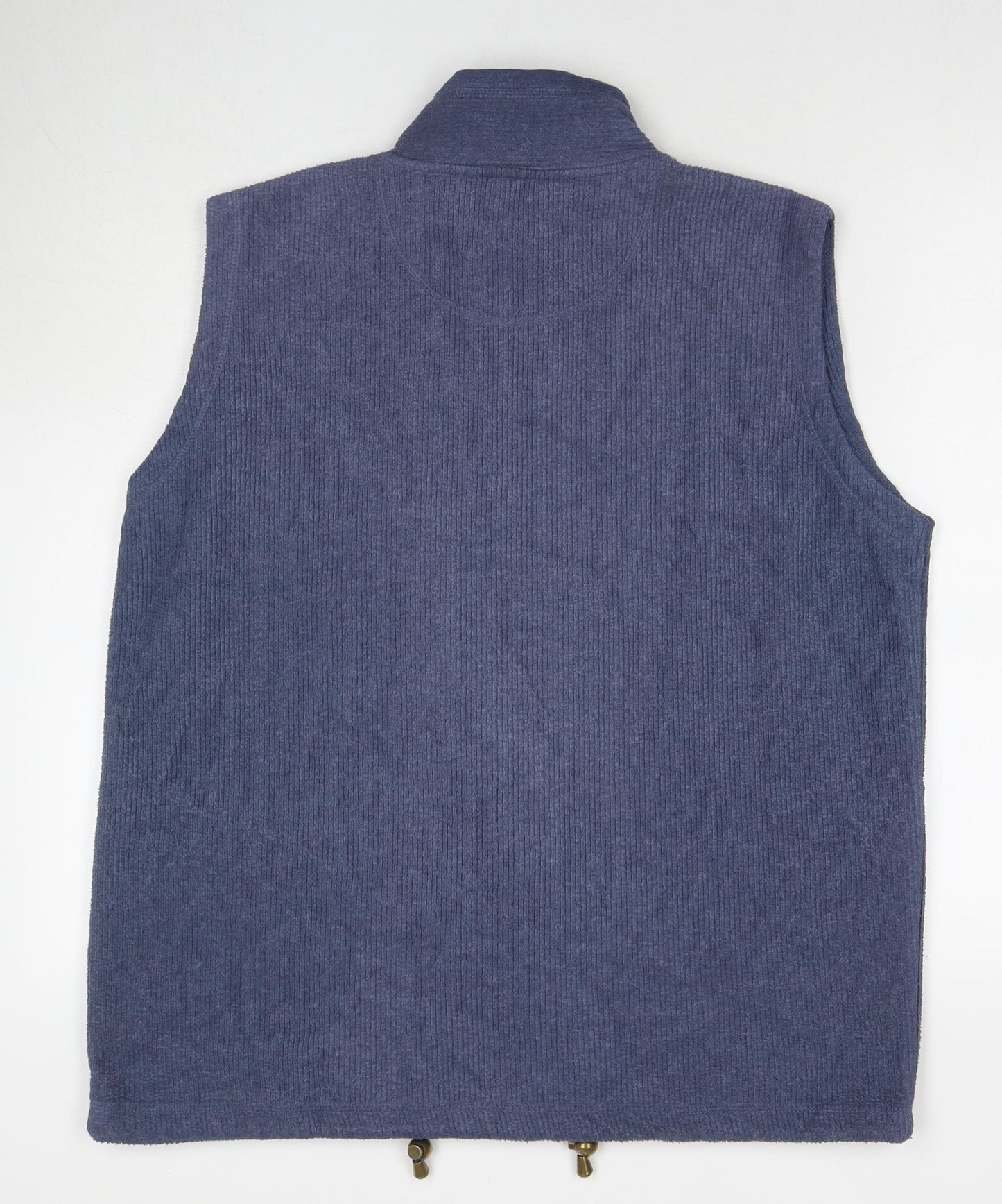 Equorian Womens Blue Gilet Waistcoat Size 14 Zip - Size 14-16