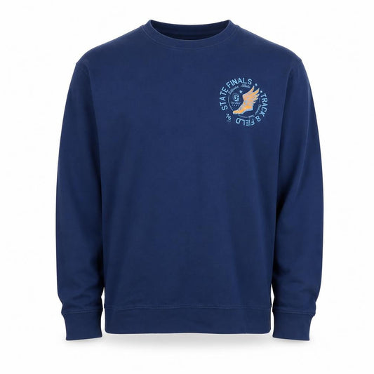 Bad Rhino Mens Blue Cotton Pullover Sweatshirt Size LT