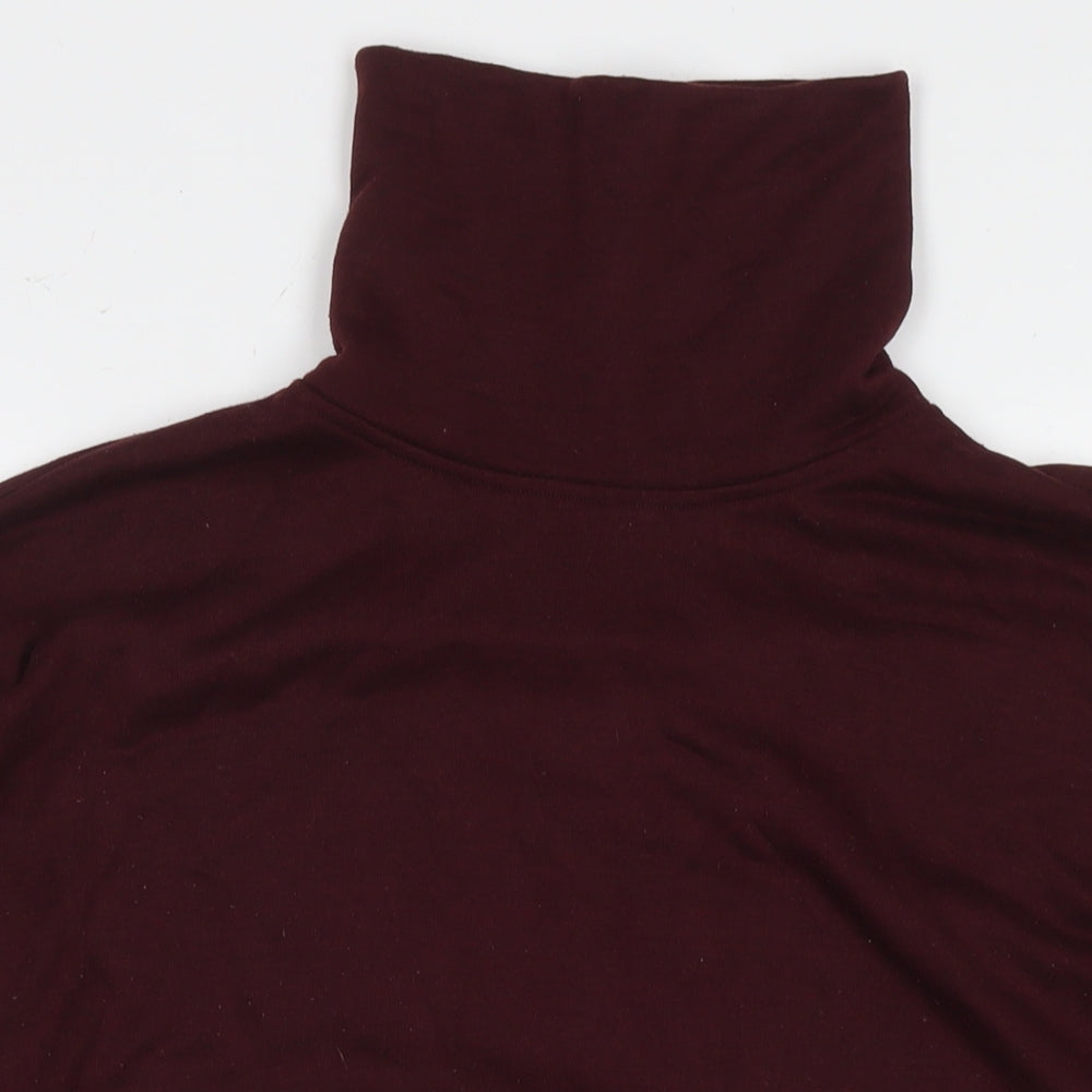 Souluxe Womens Red Cotton Pullover Sweatshirt Size S Pullover