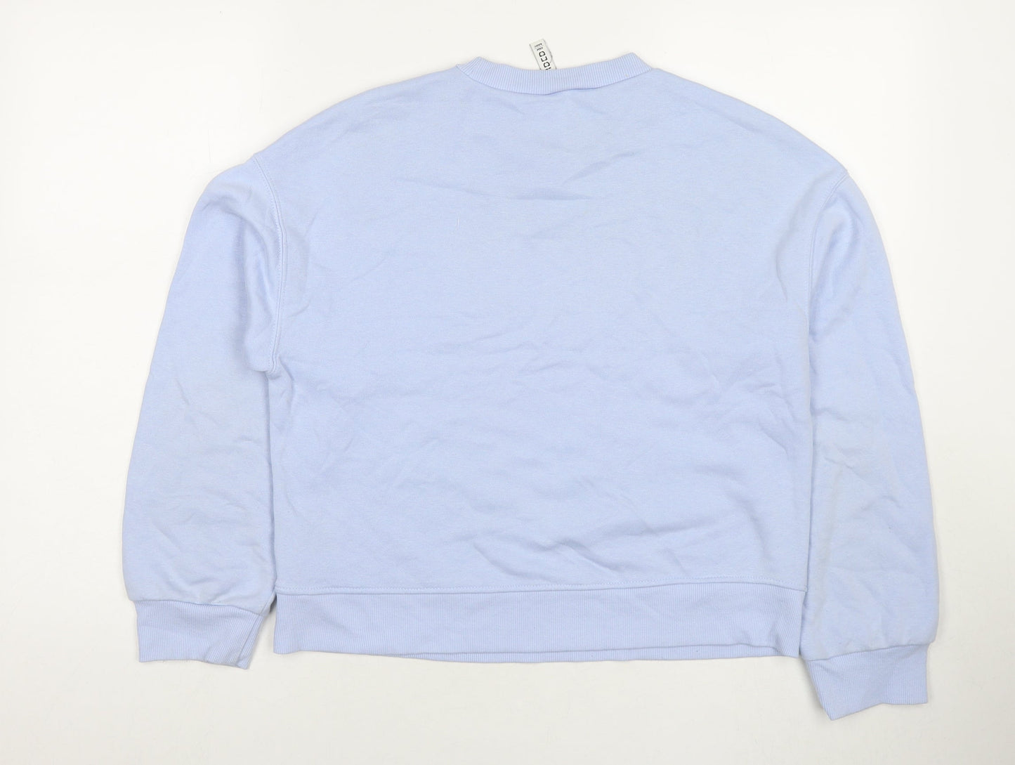 Divided by H&M Womens Blue Cotton Pullover Sweatshirt Size XS Pullover
