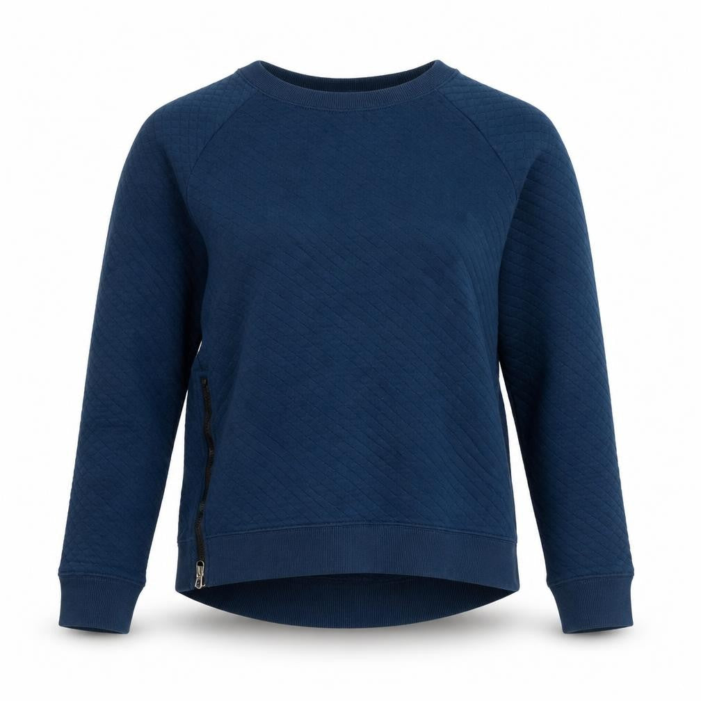 Kipling Womens Blue Polyester Pullover Sweatshirt Size S Pullover