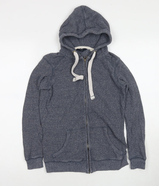 NEXT Womens Blue Cotton Full Zip Hoodie Size 6 Zip