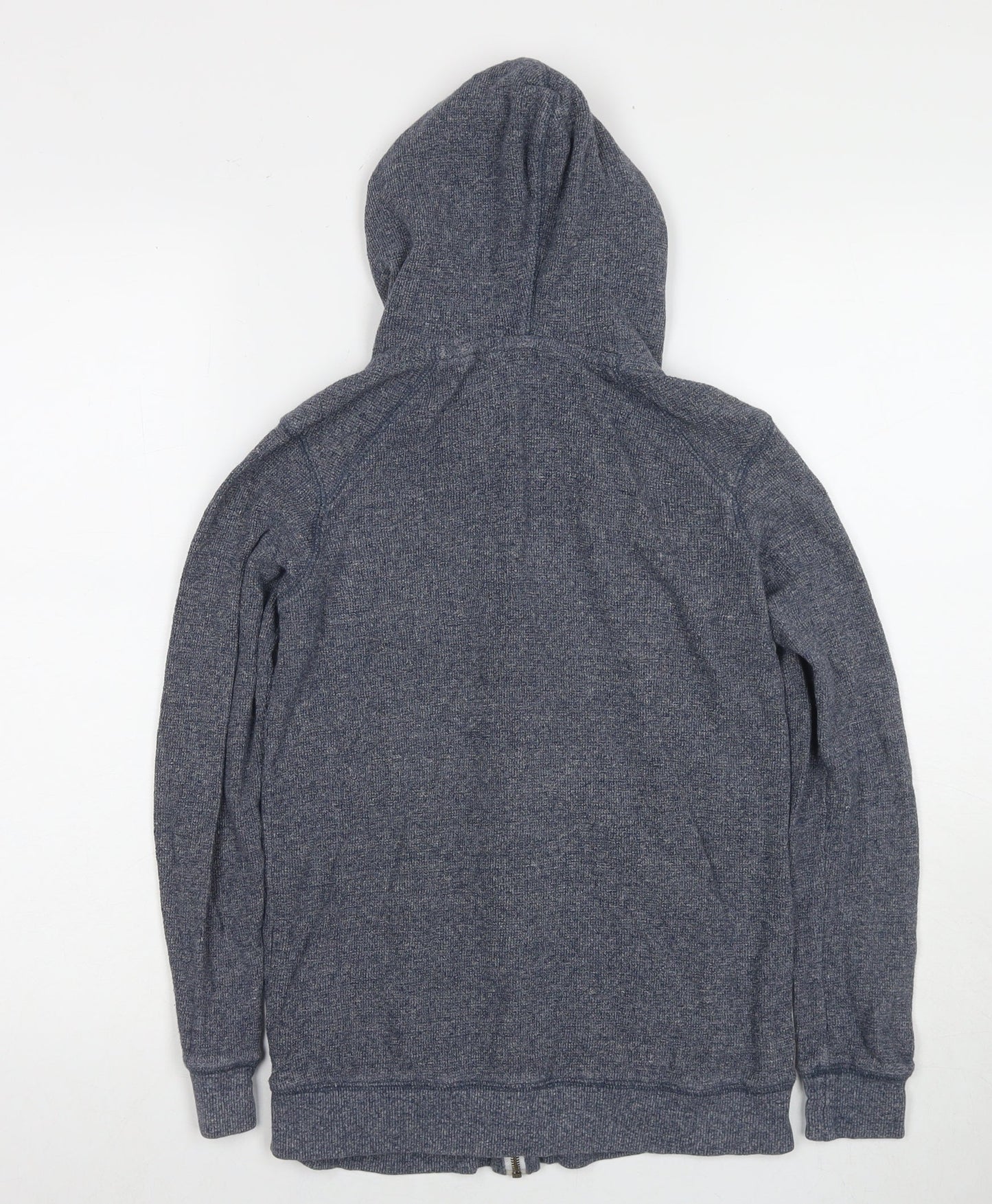 NEXT Womens Blue Cotton Full Zip Hoodie Size 6 Zip