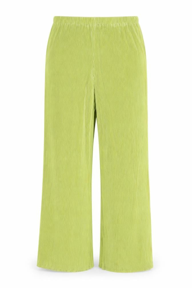 Ei8th Hour Womens Green Polyester Trousers Size 8 L29 in Regular