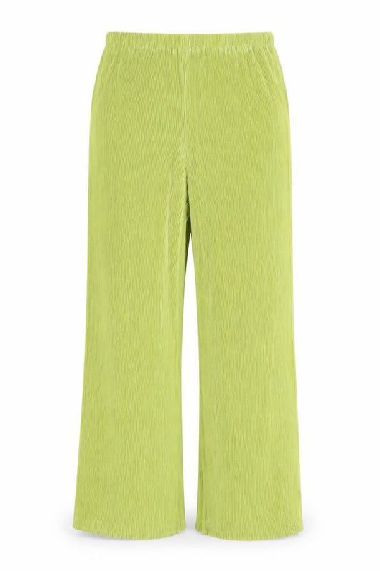 Ei8th Hour Womens Green Polyester Trousers Size 8 L29 in Regular