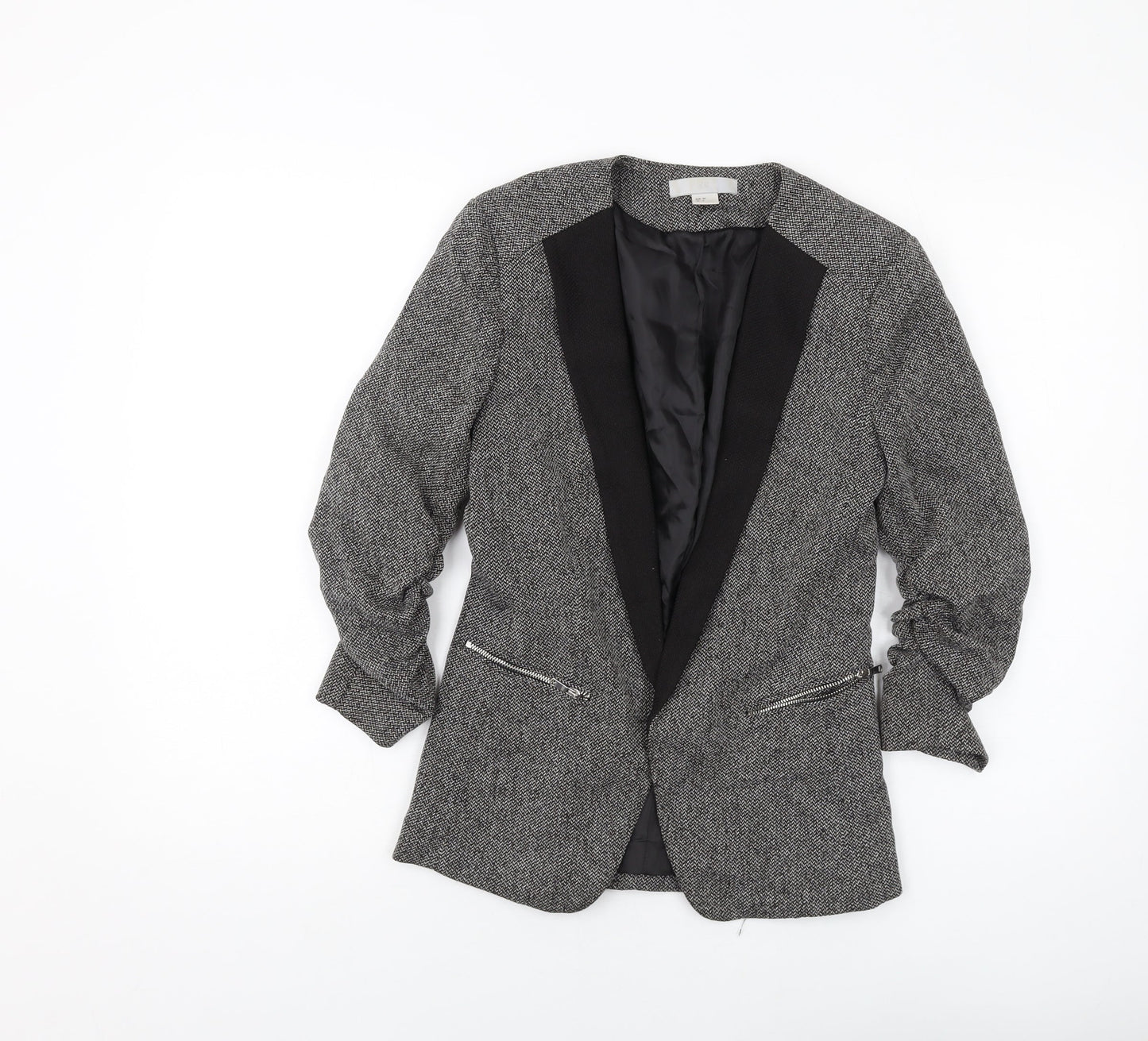 H&M Womens Grey Jacket Size 6