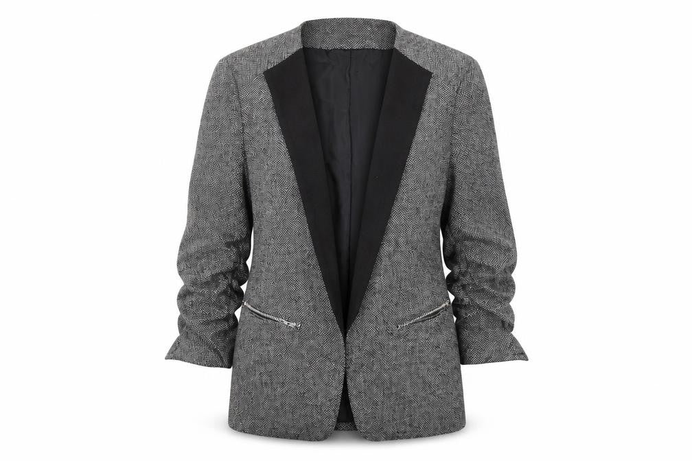 H&M Womens Grey Jacket Size 6