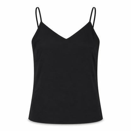 Marks & Spencer Womens Black Polyester Camisole Blouse Size 10 V-Neck