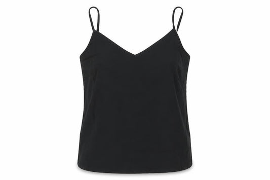 Marks and Spencer Womens Black Polyester Camisole Blouse Size 10 V-Neck