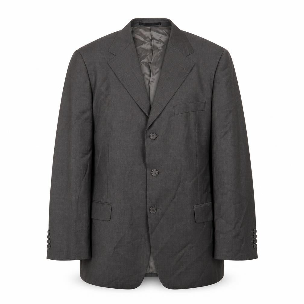 Marks & Spencer Mens Grey Wool Jacket Suit Jacket Size 44 Regular