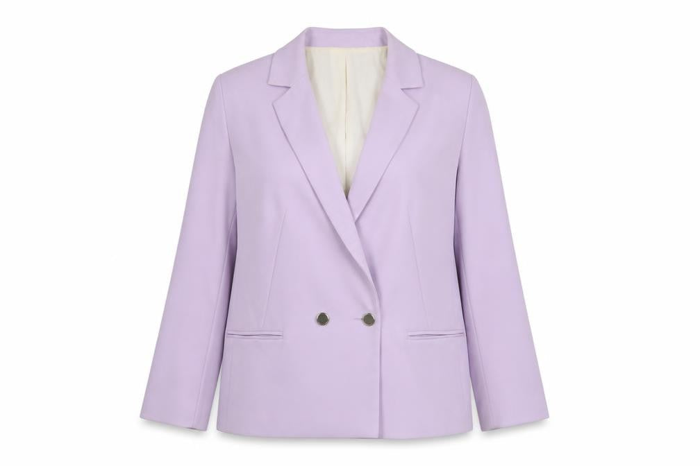 River Island Womens Purple Jacket Blazer Size 14 Button
