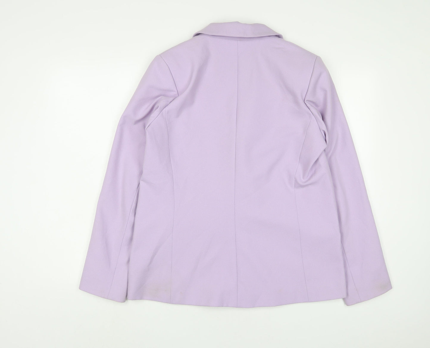 River Island Womens Purple Jacket Blazer Size 14 Button