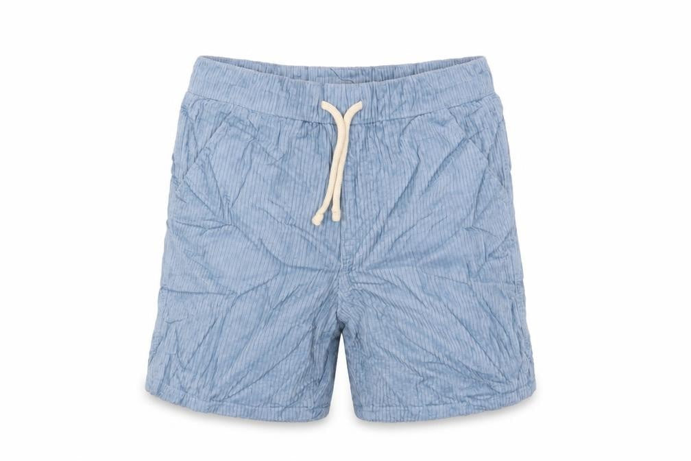 Marks & Spencer Boys Blue Cotton Bermuda Shorts Size 11-12 Years L6 in Regular Drawstring
