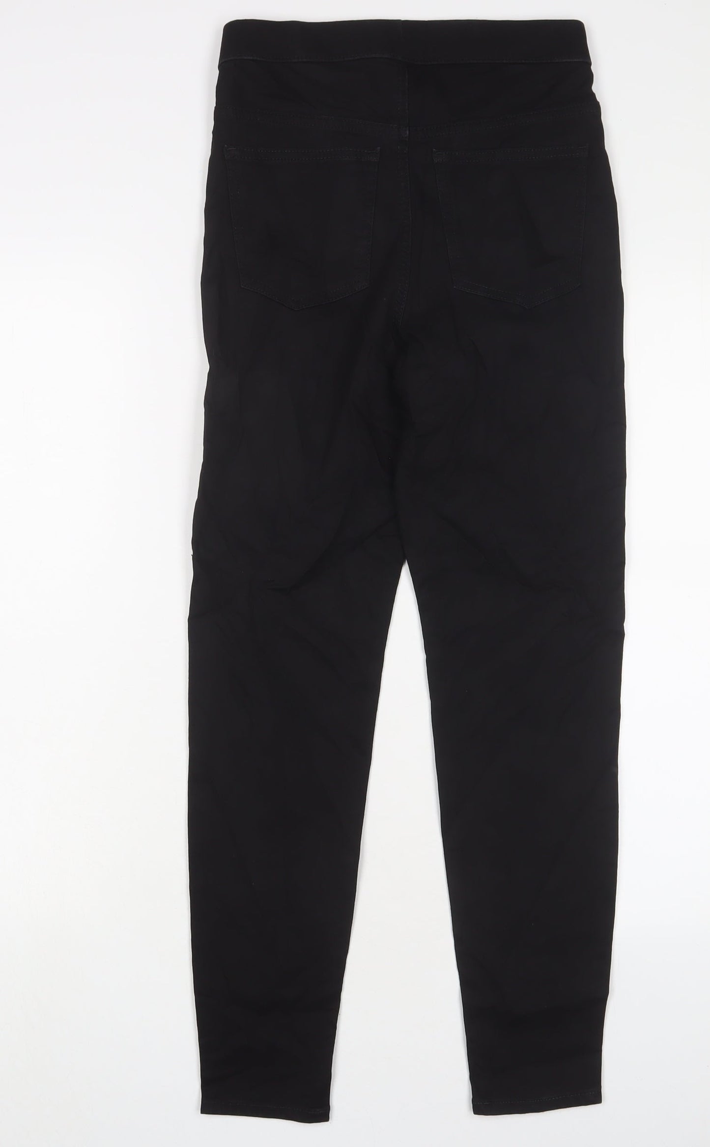 Marks and Spencer Womens Black Cotton Jegging Jeans Size 8 L26 in Regular
