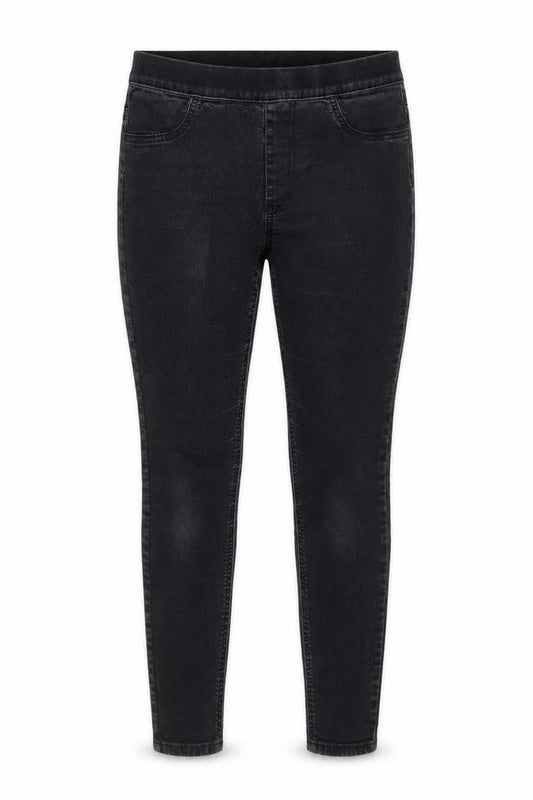 Marks & Spencer Womens Grey Cotton Jegging Jeans Size 12 L24 in Regular
