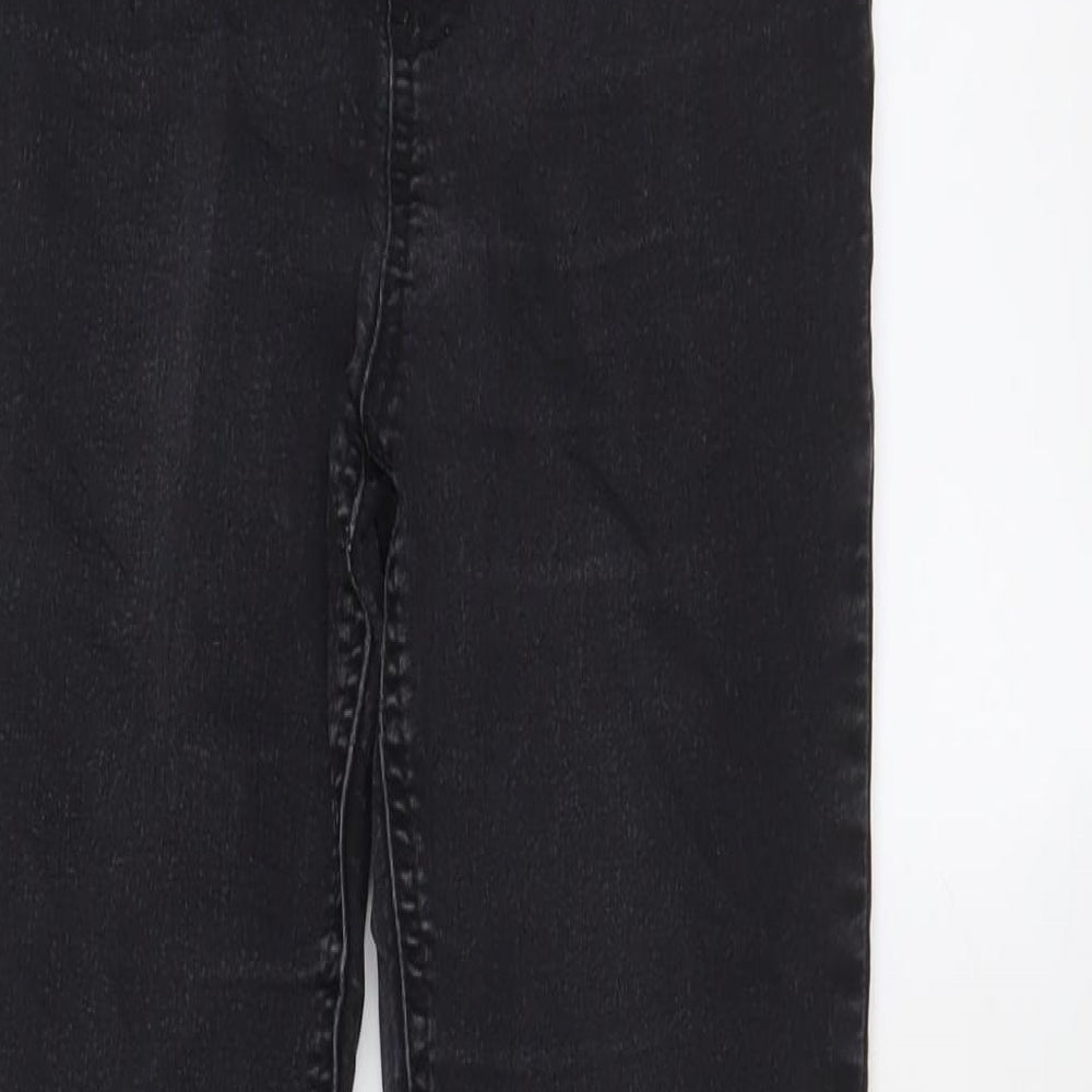 Marks and Spencer Womens Grey Cotton Jegging Jeans Size 12 L24 in Regular