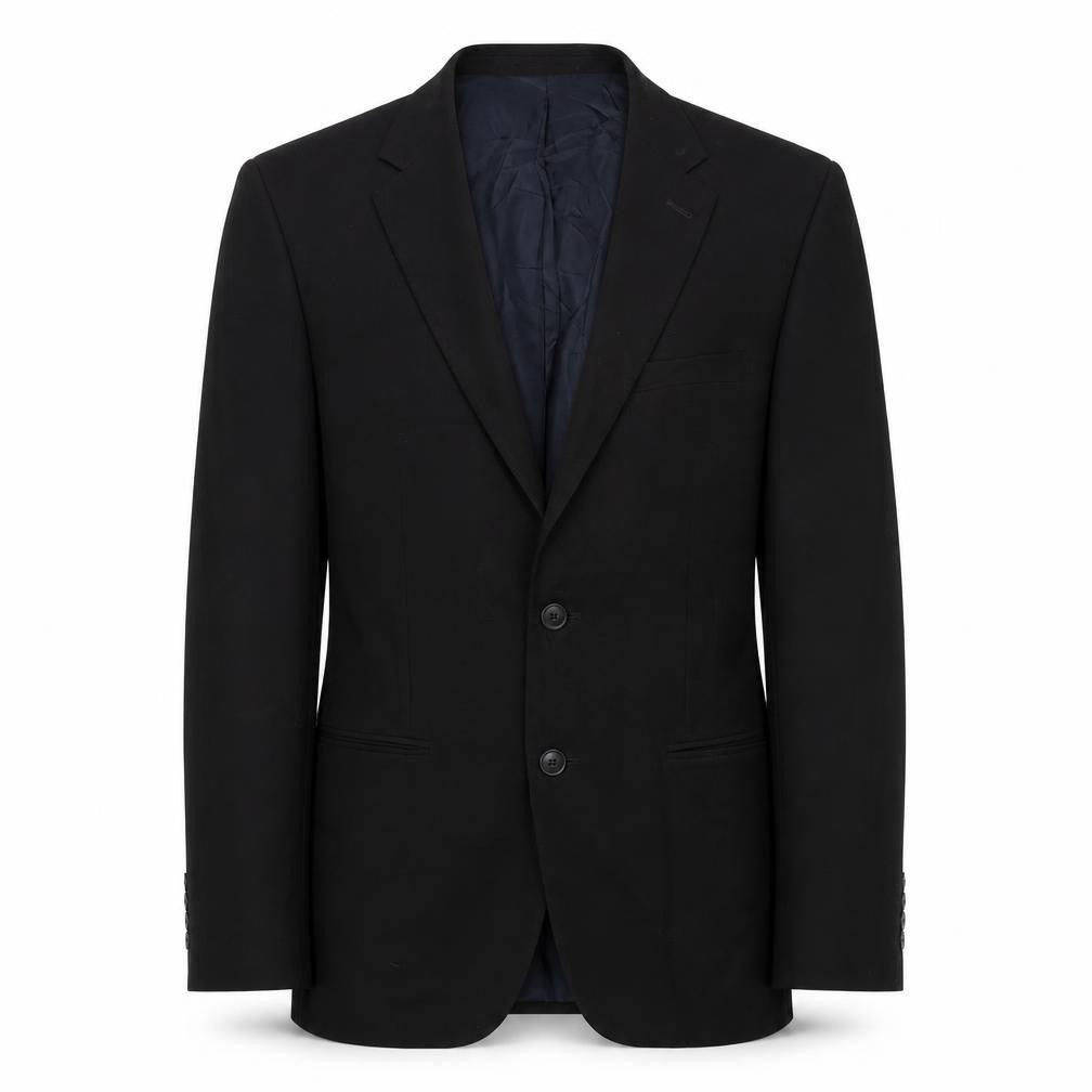 Marks & Spencer Mens Black Wool Jacket Suit Jacket Size 38 Regular