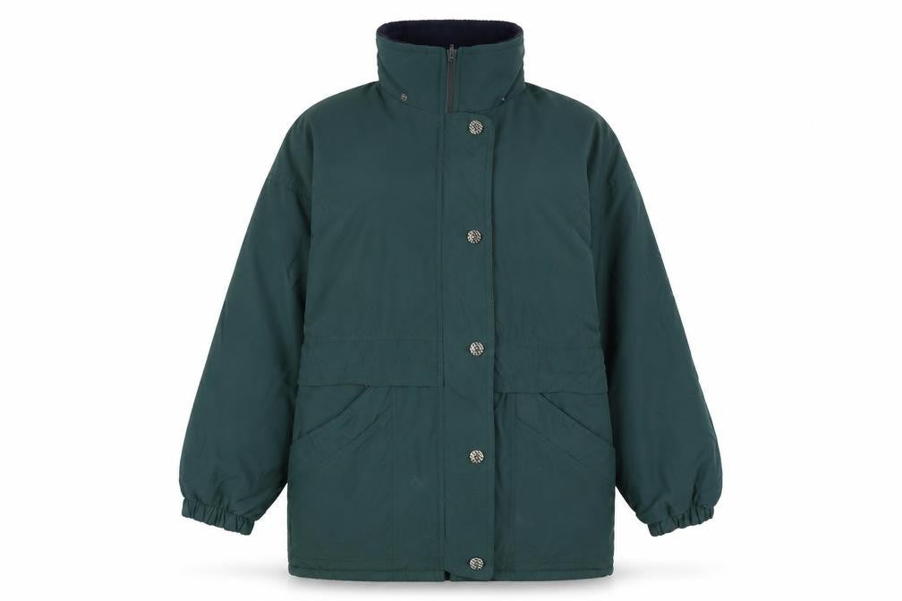 Rga Womens Green Anorak Coat Size 16 Zip