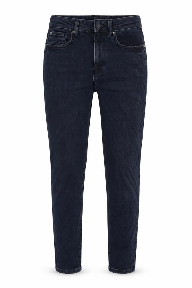 Marks & Spencer Womens Blue Cotton Blend Skinny Jeans Size 8 L27.5 in Regular Zip