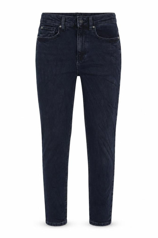 Marks & Spencer Womens Blue Cotton Blend Skinny Jeans Size 8 L27.5 in Regular Zip