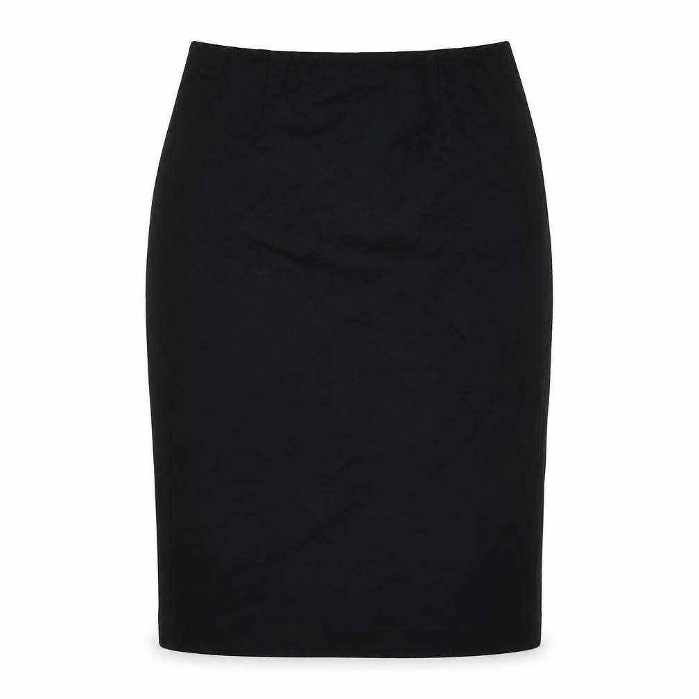 Fenn Wright Manson Womens Black Polyester Straight & Pencil Skirt Size 10 - Elasticated Waist
