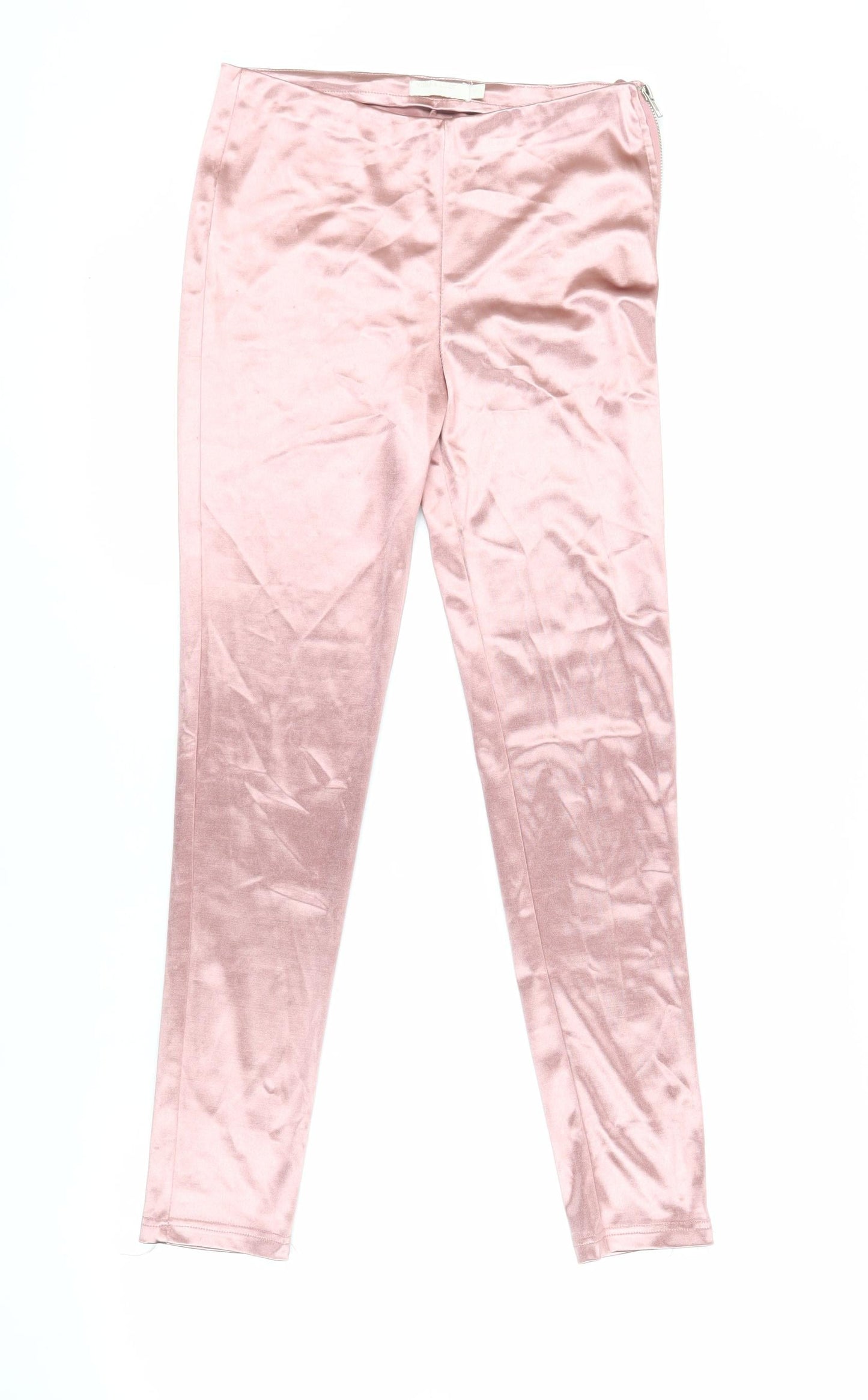Vera & Lucy Womens Pink Polyester Capri Leggings Size M L29 in
