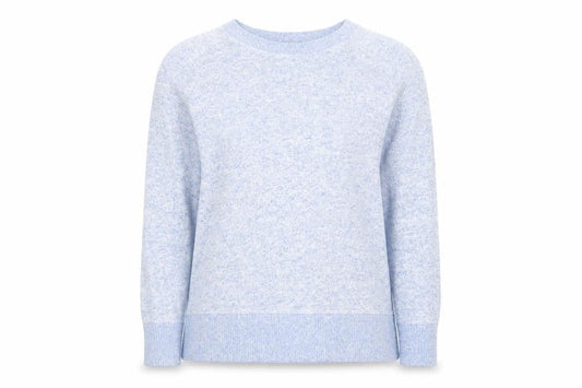 Next Womens Blue Crew Neck Viscose Pullover Jumper Size 16