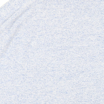 Next Womens Blue Crew Neck Viscose Pullover Jumper Size 16