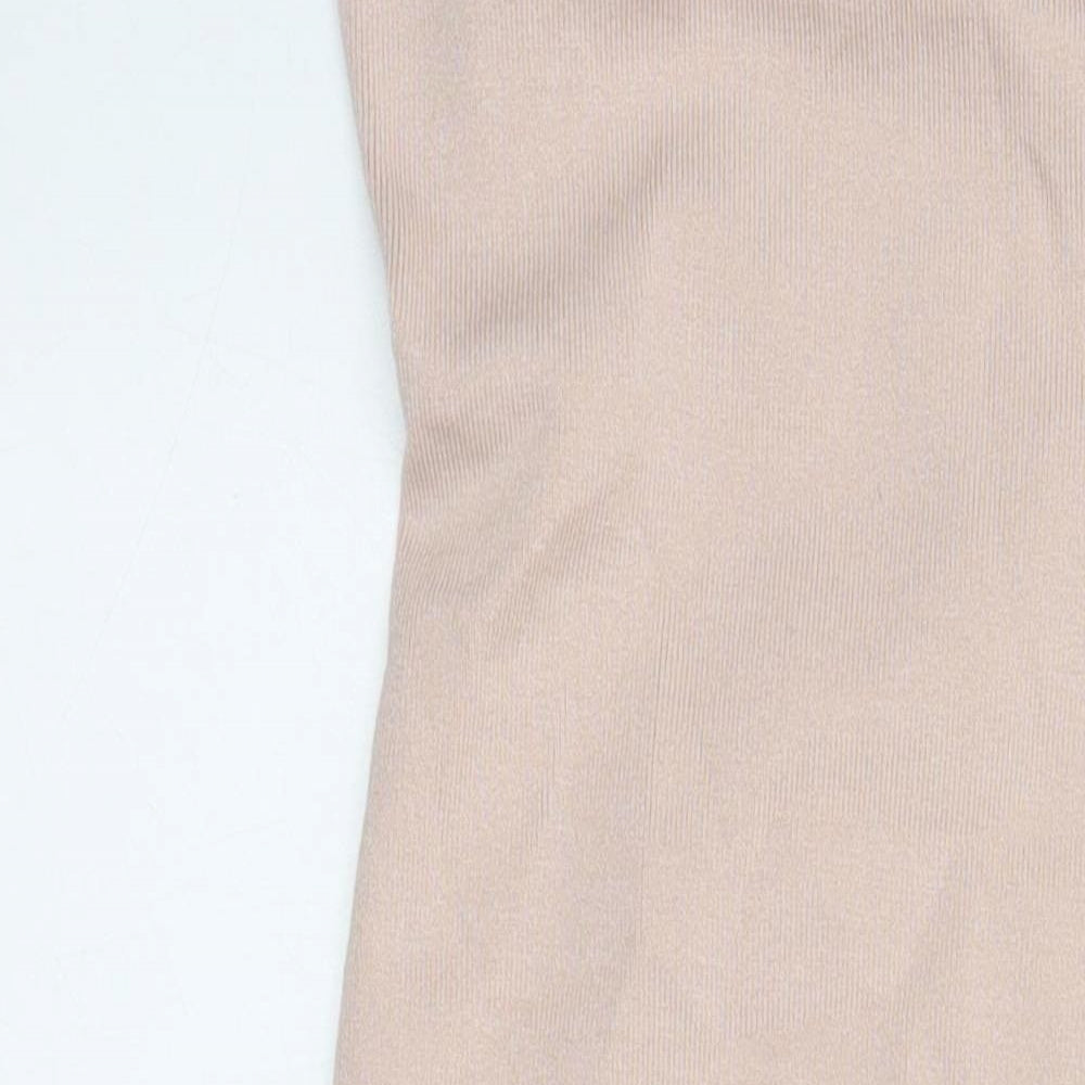 Zara Womens Pink Viscose Mermaid Size M Boat Neck