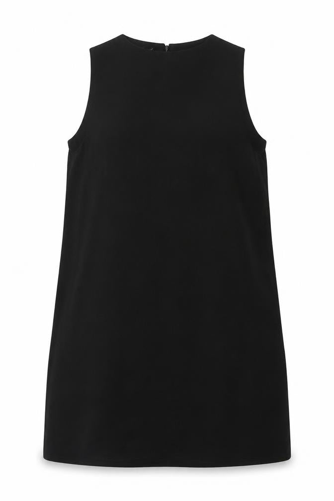 Reclaimed Vintage Womens Black Polyester Basic Tank Size 10 Round Neck