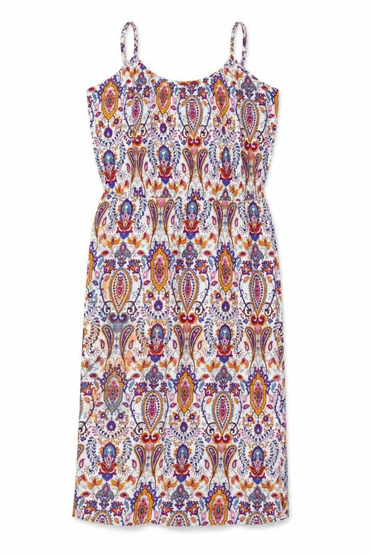 South Womens Multicoloured Paisley Polyester Maxi Size 18 Round Neck Pullover