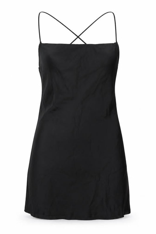 Zara Womens Black Polyester Mini Size XS Square Neck Pullover