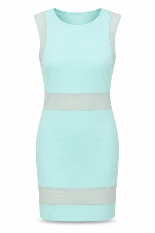Topshop Womens Blue Polyester Bodycon Size 8 Round Neck Pullover