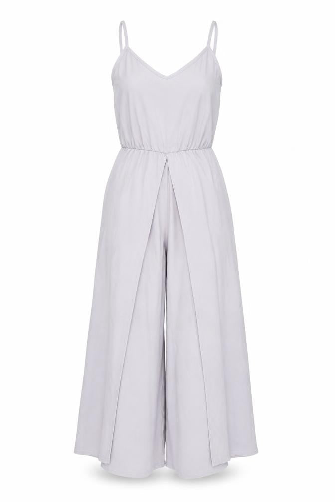 Boohoo Womens Purple Polyester Jumpsuit One-Piece Size 8 L24 in Pullover