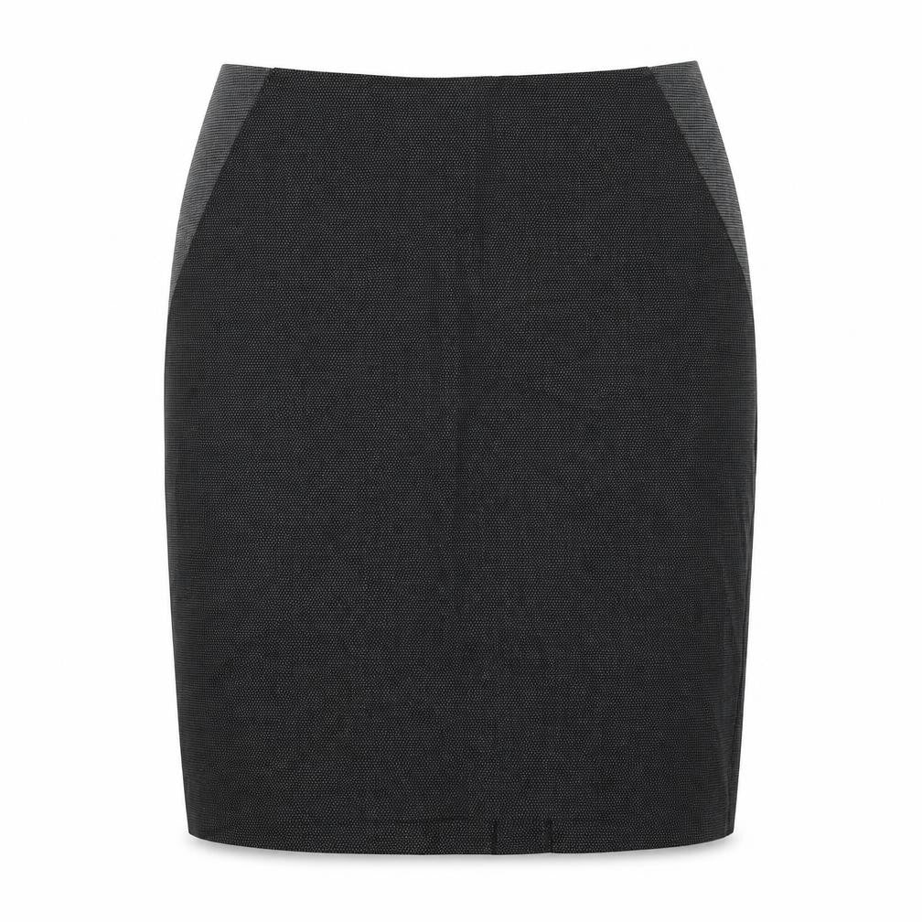 NEXT Womens Grey Polka Dot Polyester Straight & Pencil Skirt Size 6 Zip