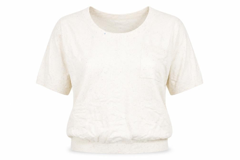 NEXT Womens Ivory Round Neck Viscose Pullover Jumper Size S