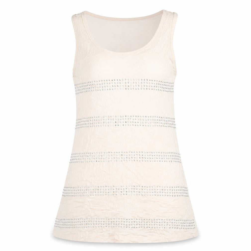 Oasis Womens Pink Polyester Basic Tank Size S Scoop Neck
