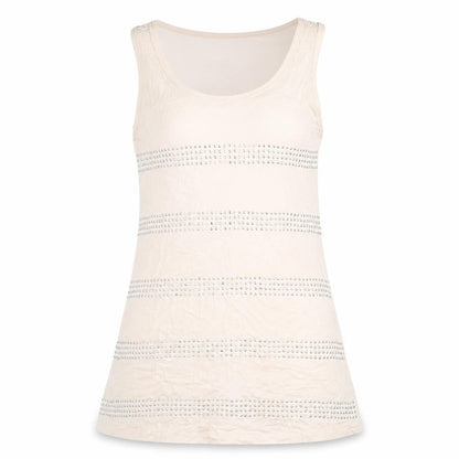 Oasis Womens Pink Polyester Basic Tank Size S Scoop Neck