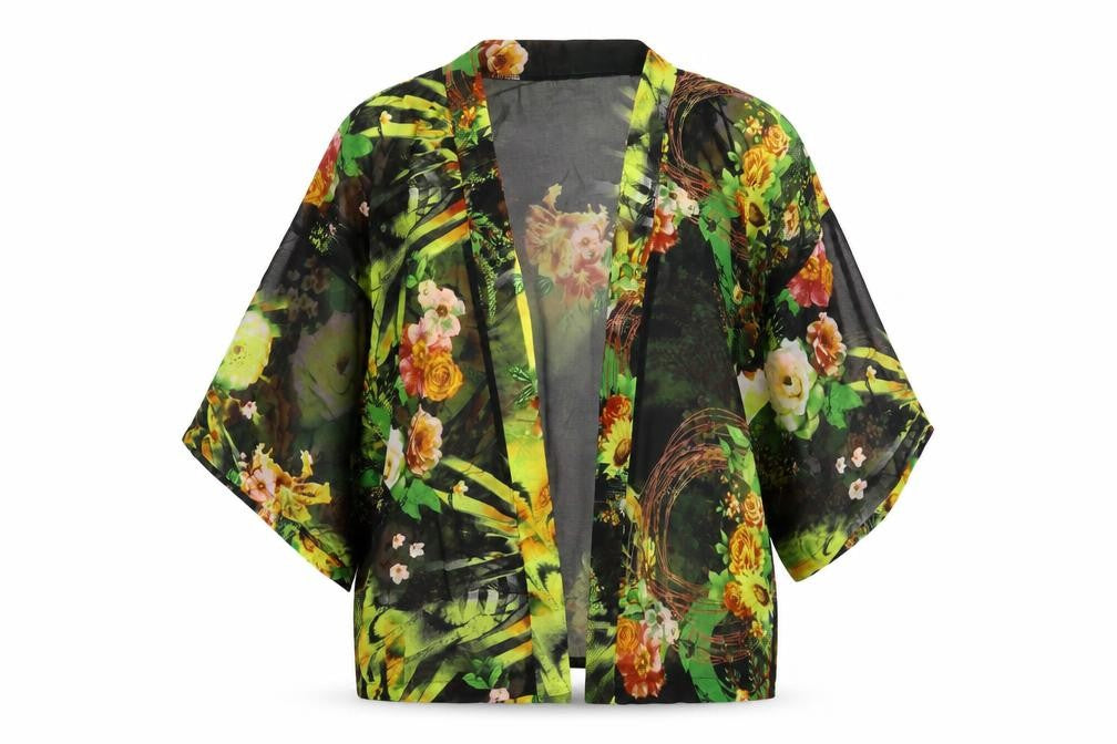 Apricot Womens Multicoloured Floral Polyester Cover Up Size M